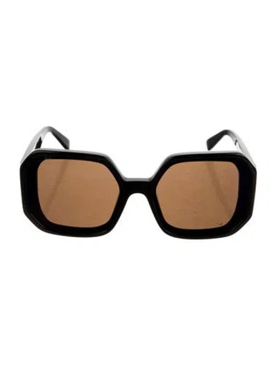 Pre-owned Mcm Square Tinted Sunglasses In Black