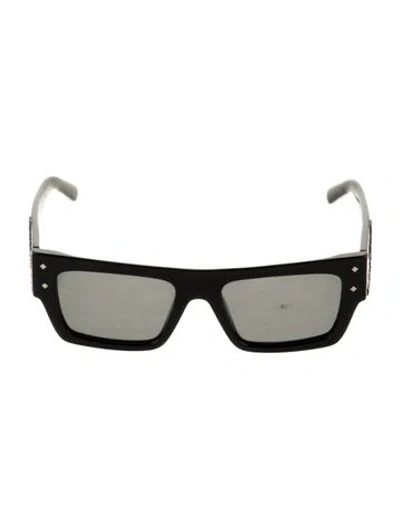 Pre-owned Mcm Square Tinted Sunglasses In Black