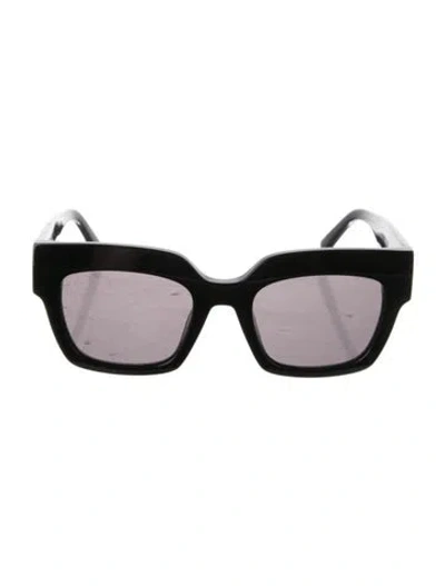 Pre-owned Mcm Square Tinted Sunglasses In Black
