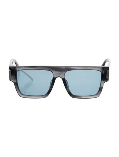 Pre-owned Mcm Square Tinted Sunglasses In Grey