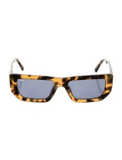 Pre-owned Mcm Square Tinted Sunglasses In Neutrals