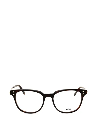 Mcm Square-frame Glasses In Black