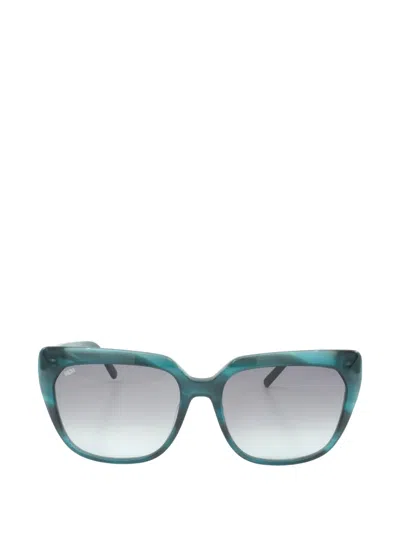 Mcm Square-frame Sunglasses In Blue