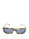 Mcm Square-frame Sunglasses In Blue