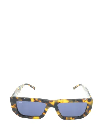 Mcm Square-frame Sunglasses In Blue