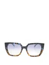 Mcm Square-frame Sunglasses In Multi