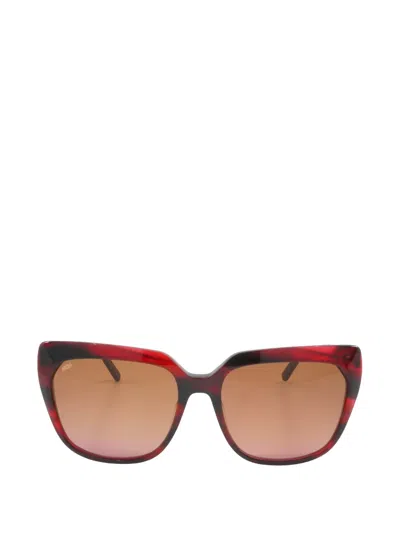 Mcm Square-frame Sunglasses In Red