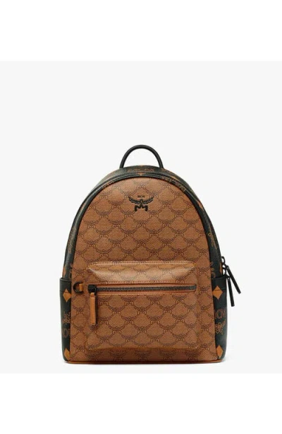 Mcm Stark Backpack In Cognac