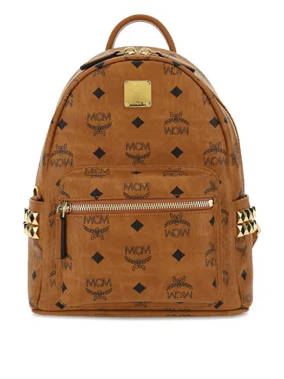 Mcm Backpacks In Cognac