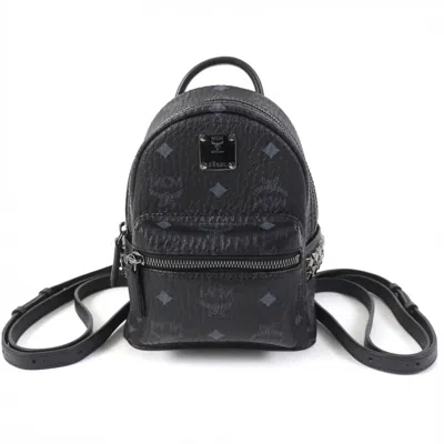Mcm Stark Bebe Boo Mini Backpack Black