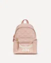 Mcm Stark Lauretos Chain Backpack In Pink