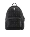 Mcm Stark Medium Backpack In Black