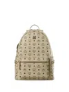 Mcm Stark Monogram-print Backpack In Neutral