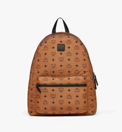 MCM STARK PACKABLE BACKPACK IN MONOGRAM NYLON