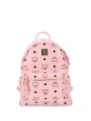 Mcm Backpack Top Handle Gold Tone Hardware In Pink