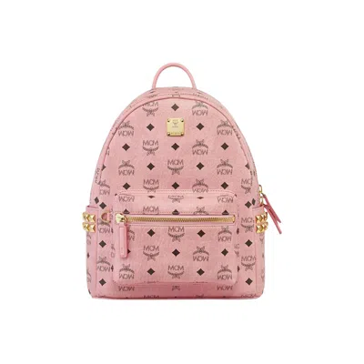 Pre-owned Mcm Stark Vi Small Backpack 'soft Pink' | Men's Size Onesize