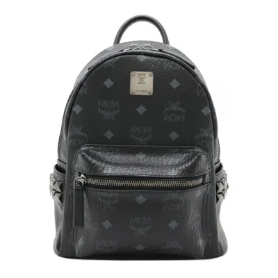 Mcm Stark Visetos Backpack Black