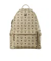Mcm Stark Visetos Medium Backpack In Neutral