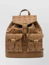 Mcm Straps Adjustables Front Pockets Top Handle