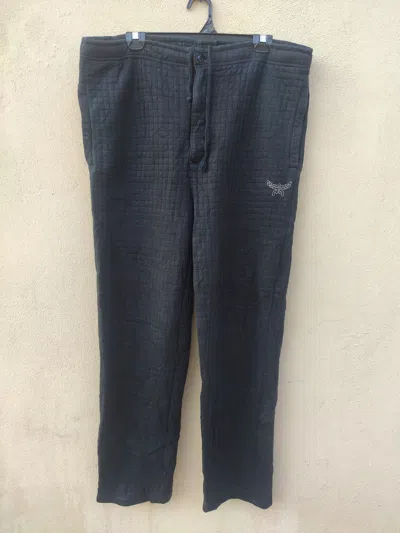 Pre-owned Mcm Sweatpants In Black
