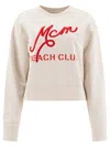 Mcm Beach Club Logo Cropped Sweatshirt