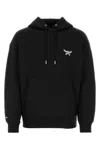 Mcm Black Cotton Sweatshirt In Black