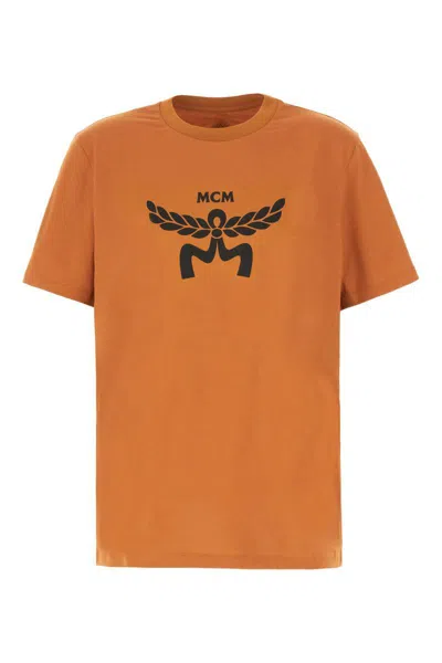 Mcm T-shirt In Burgundy