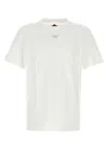 Mcm Essential Logo Print T-shirt In Organic Cotton In White