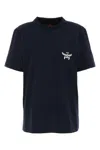 Mcm Loose Fit Cotton T-shirt With Ribbed Crew-neck