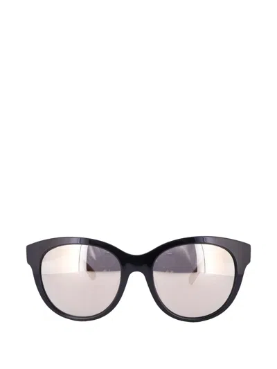 Mcm Tea Cup Logo-plaque Sunglasses In Black