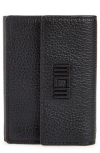 Mcm Tech Trifold Flap Wallet In Black