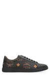 Mcm Terrain Lo Sneakers In Maxi Visetos In Black