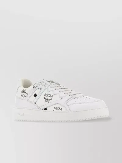 Mcm Terrain Sneakers In Printed Canvas