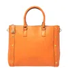 MCM MCM TEXTURED LEATHER LARGE TOTE