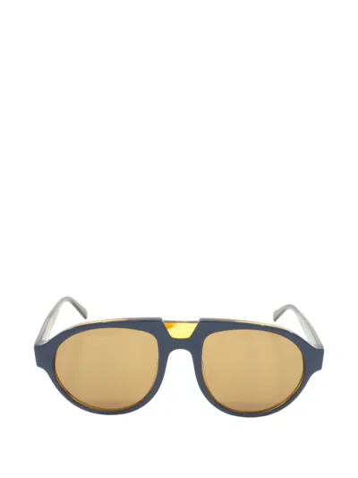 Mcm Tinted Pilot Sunglasses In Blue