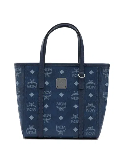 Mcm Toni Crossbody Bags Blue