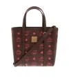Mcm Toni Double-handle Shoulder Bag In Red