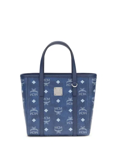 Mcm Toni Handbag In Blue