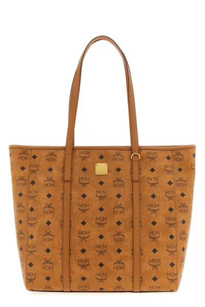 Mcm 'toni' Large Shopping Bag In Brown