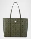 Mcm Toni Medium Visetos Shopper Tote Bag In Brown