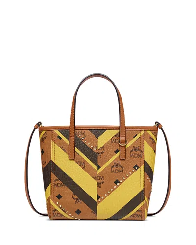 Mcm Toni Mega Tote In Brown