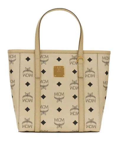 Mcm Handbags In Beige