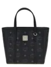 Mcm Toni Top-zip Shopper In Visetos In Black