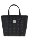Mcm Mini Toni Monogram Top Handle Bags In Black