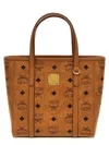 Mcm Structured Brown Tote Bag With Versatile Carry Options In Brown