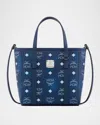 Mcm Toni Mini Visetos Shopper Top-handle Bag