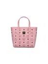 Mcm Toni Shopper Small Tote Bag In Pink