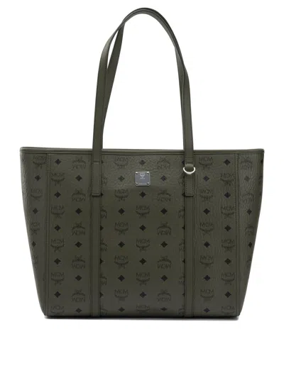 Mcm Toni Shoulder Bags Green