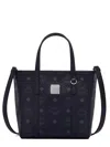 Mcm Toni Top-zip Mini Tote In Black