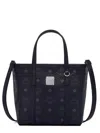 Mcm "toni Top-zip" Mini Tote In Black